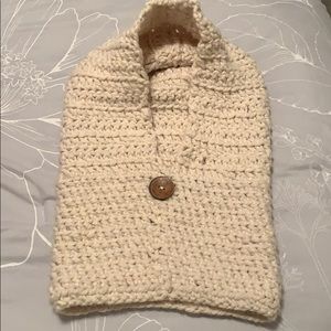 Handmade wool scarf/hat